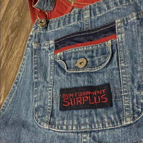 Vintage rare “BUM EQUIPMENT” JEAN OVERALLS - Picture 2 of 6